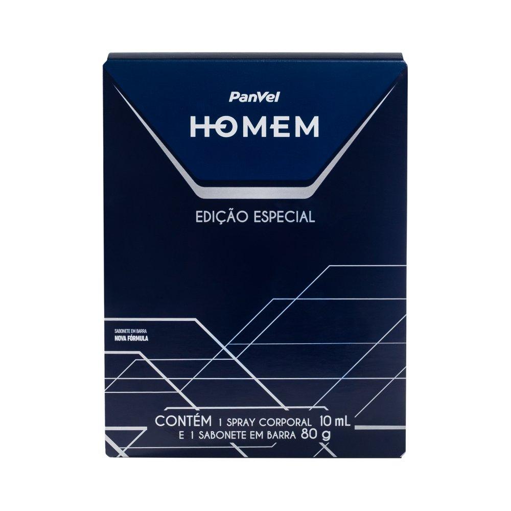 Kit Presentel Panvel Homem Com 1 Spray Corporal 10ml + 1 Sabonete Em Barra 80g - 2