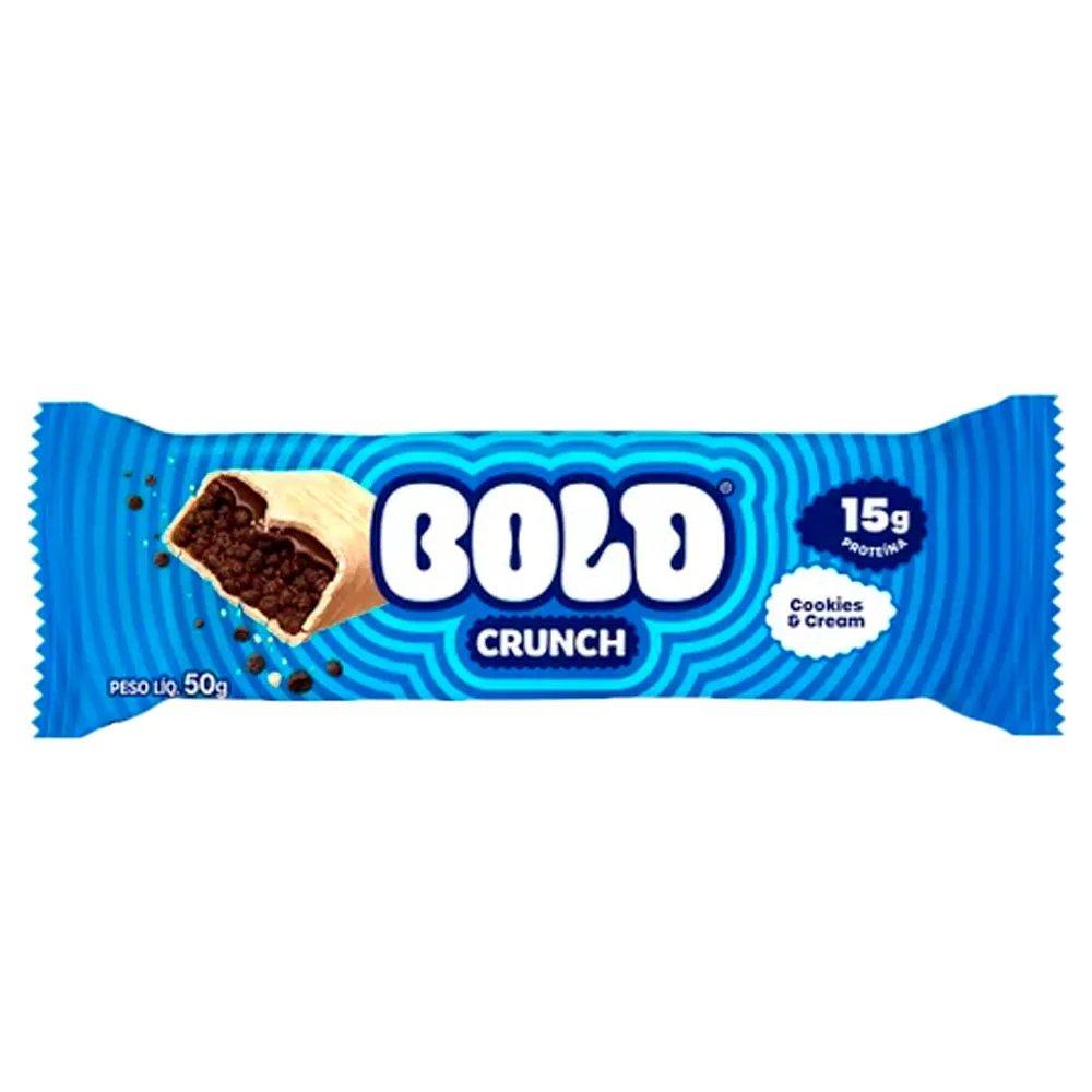 Barra De Proteína Bold Crunch Cookies & Cream 50g - 1