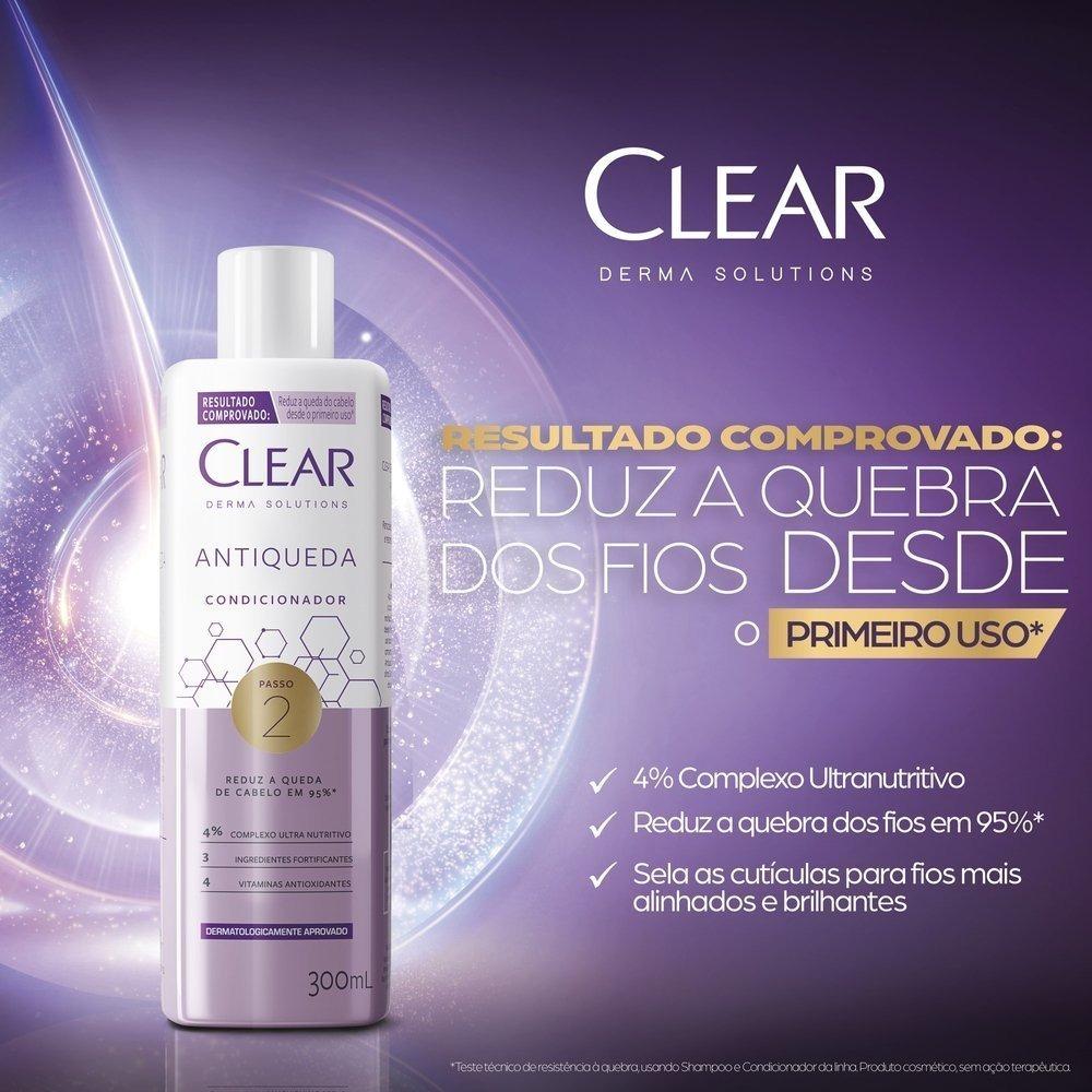 Condicionador Clear Women Derma Solution Antiqueda Com 300ml - 3