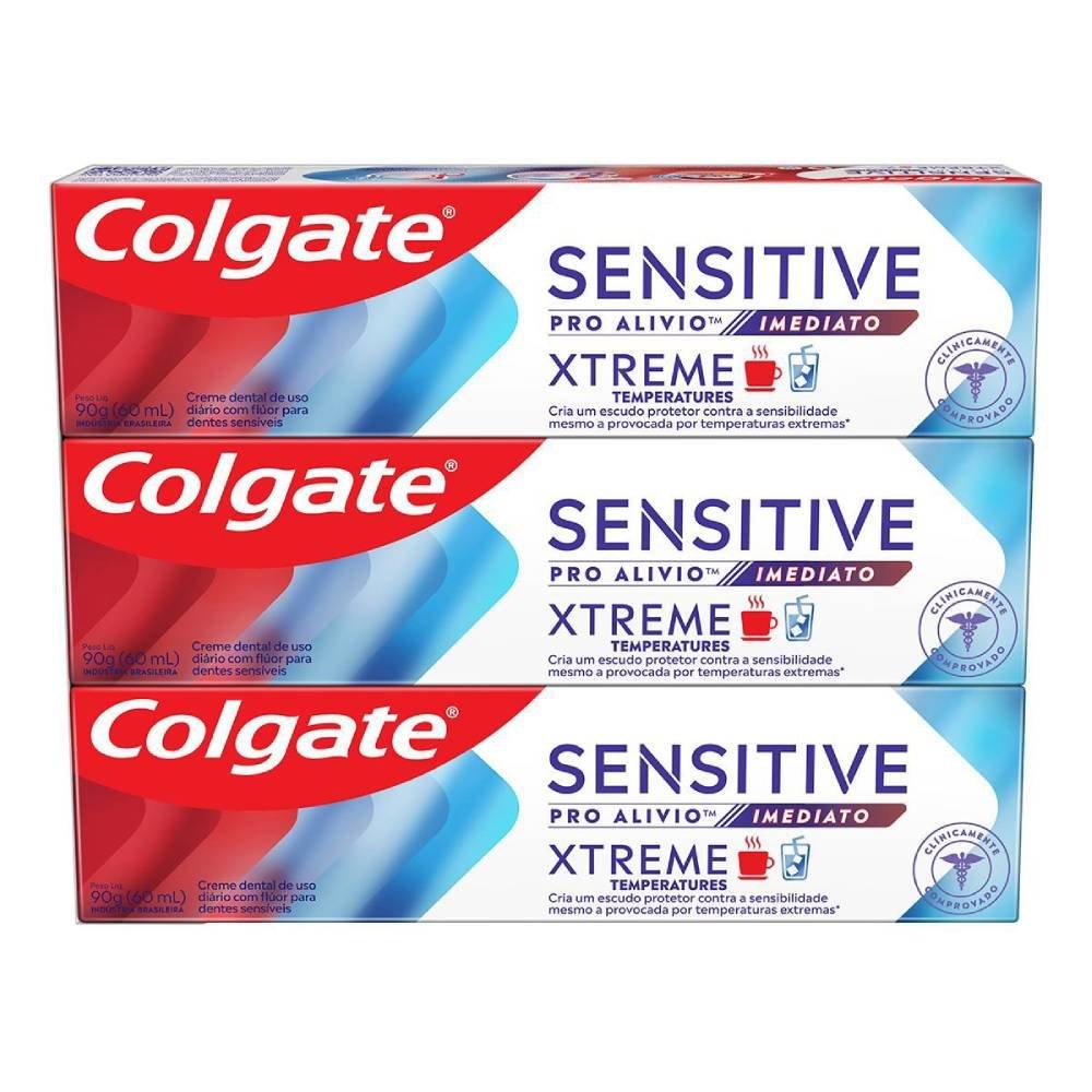 Kit Creme Dental Colgate Sensitive Pro Alivio Xtreme Leve 3 Pague 2 90g Cada - 3
