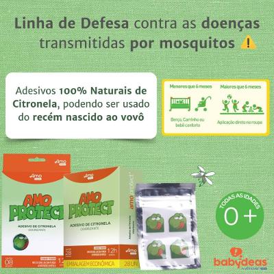 Adesivo De Citronela Amo Protect 28 Unidades