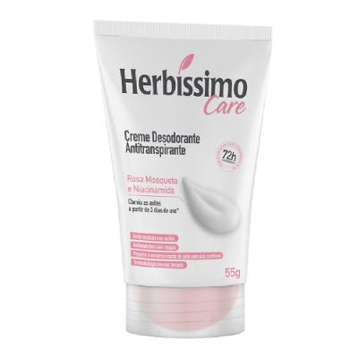 Desodorante Em Creme Herbíssimo Rosa Mosqueta E Niacinamida 55g