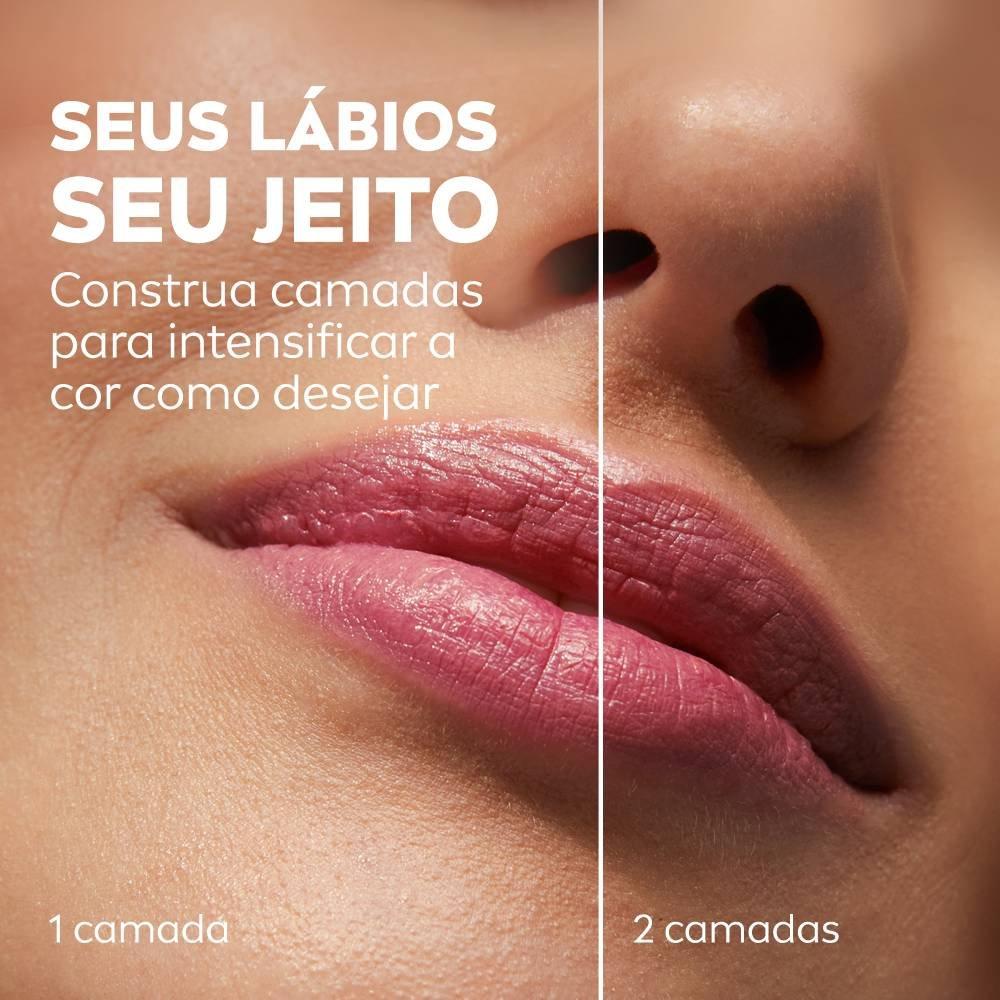 Hidratante Labial Nivea Hidra Color Rose Fps30 4,8g - 4