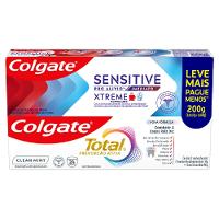 Kit Creme Dental Colgate Sensitive Xtreme 110g + Total Clean Mint 90g - 1