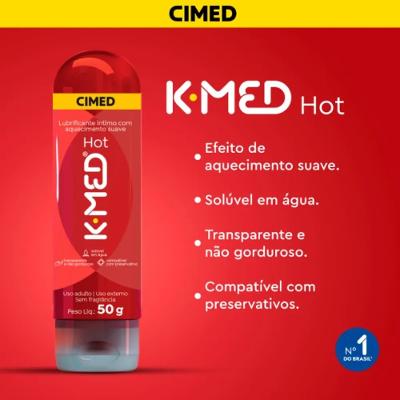 Lubrificante Íntimo K-med Hot 50g