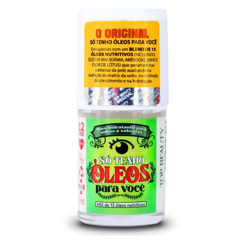 Oleo Fortalecedor De Unhas Top Beauty Sos Unhas Só Tenho Óleos Para Você 7ml - 1