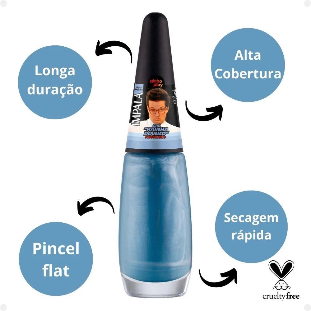 Esmalte Impala Globoplay Rainha Do Nilo 7,5ml - 2