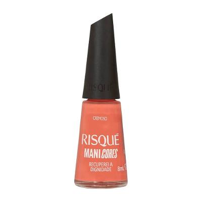 Esmalte Coral Risqué Manicores Recuperei A Dignidade Cremoso 8ml