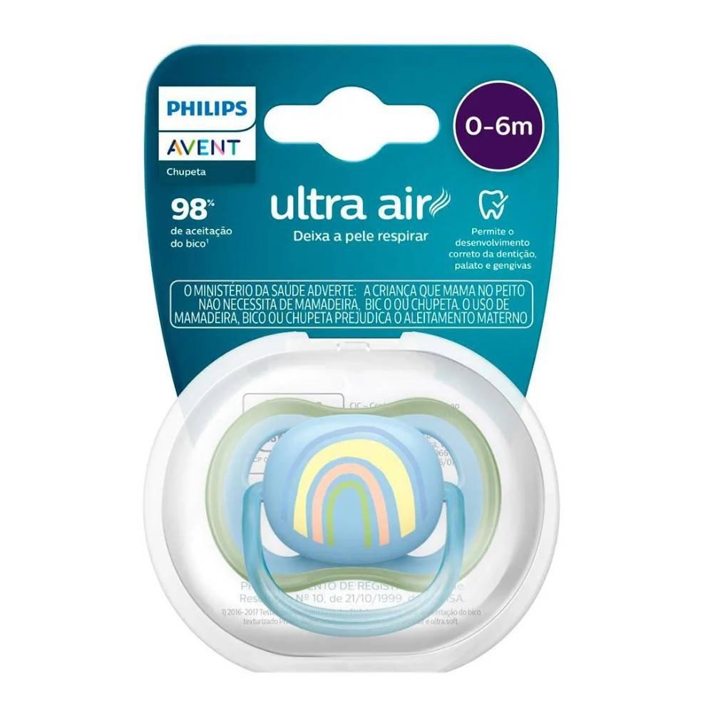 Chupeta Avent Ultra Air Azul 0-6m 1 Unidade - 1