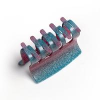 Piranha Média De Acrílico Com Glitter Multicorida Panvel Cosmic Make Up - 3