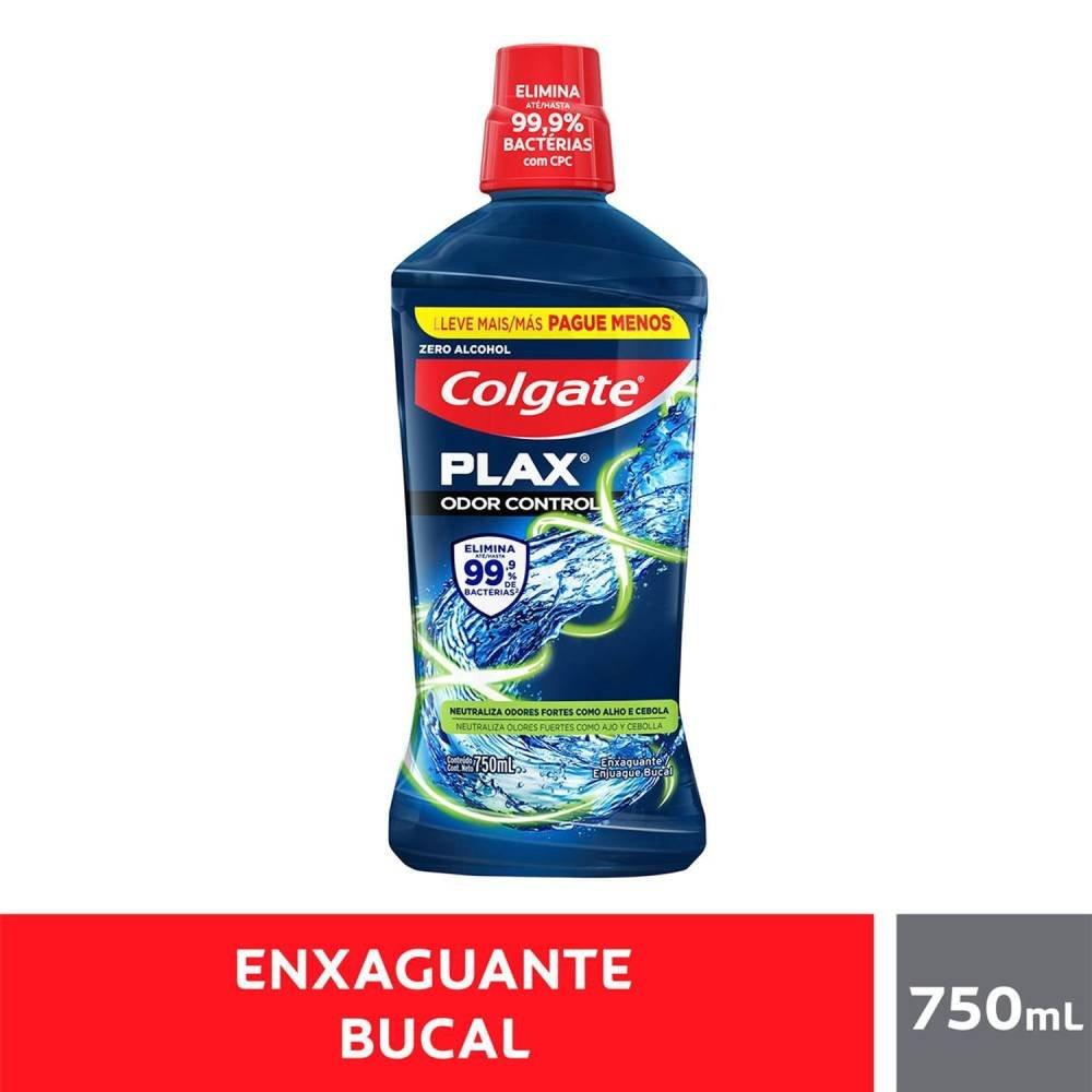 Enxaguatório Bucal Colgate Plax Odor Control Sem Alcool 750ml - 2