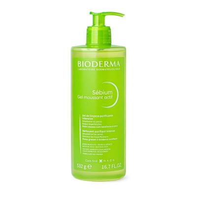 Gel De Limpeza Facial Bioderma Antiacne Sébium Gel Moussant Actif 500ml