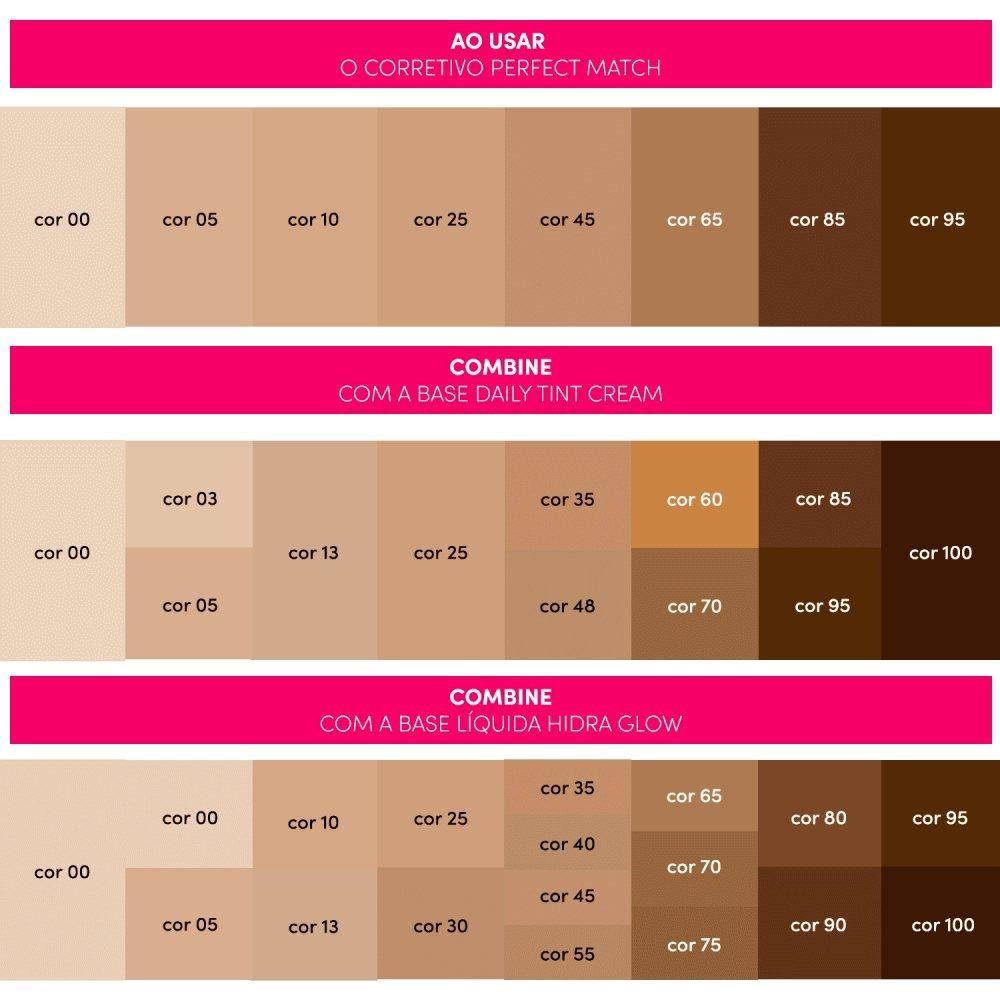 Corretivo Líquido Niina Secrets Perfect Match Cor 5 10ml - 3