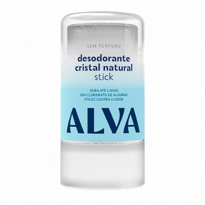 Desodorante Em Stick Alva Cristal Natural 120g