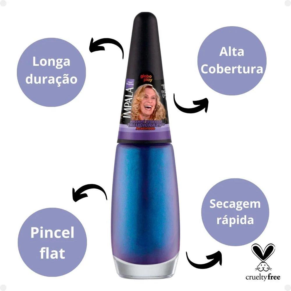 Esmalte Impala Globoplay Alucicrazy 7,5ml - 2
