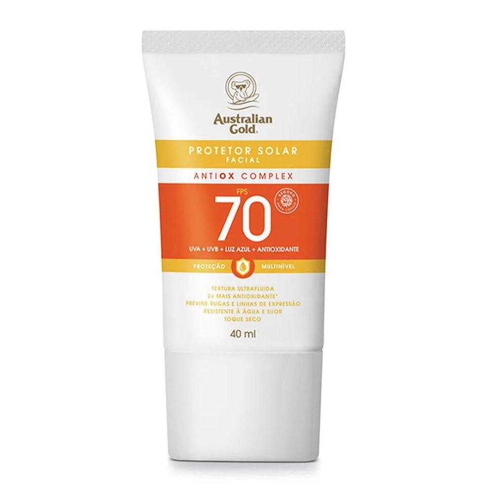 Protetor Solar Facial Australian Gold Antiox Complex Fps70 40ml - 1