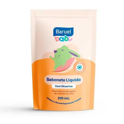 Sabonete Líquido Baruel Baby Glicerina Refil 210ml