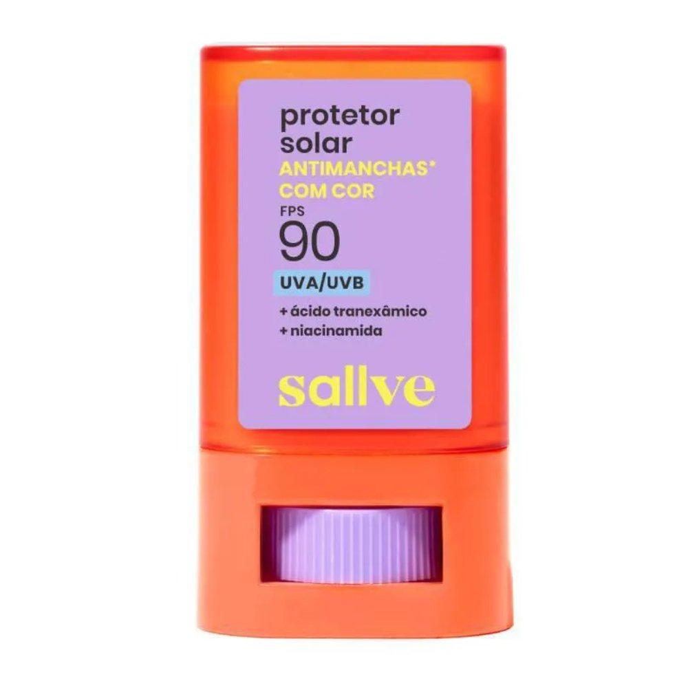 Protetor Solar Facial Stick Sallve Cor 3 Fps 90 15g - 1