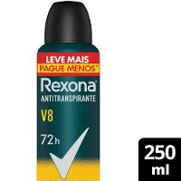 Desodorante Aerosol Rexona Men V8 72h 250ml Leve Mais Pague Menos - 1