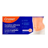 Curativo Silicone Cicatrizacao 4 Unidades Cremer - 1