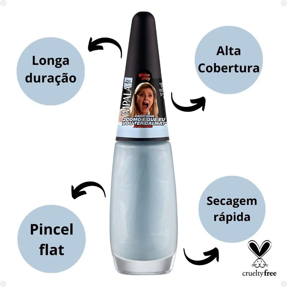Esmalte Impala Globoplay Como É Que Eu Vou Ter Calma? 7,5ml - 2