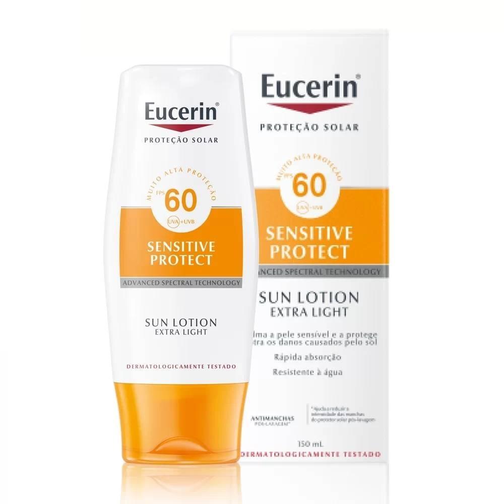 Protetor Solar Facial Eucerin Sensitive Protect Sun Lotion Fps60 150ml - 1