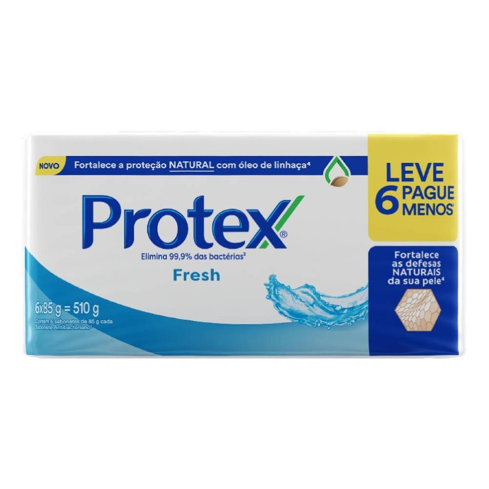 Kit Sabonete Em Barra Protex Fresh 6 Unidades De 85g - 1