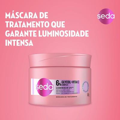 Máscara De Tratamento Seda Luminous Uv 6% Glycol + Vita C Complex 300g