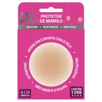 Protetor De Mamilo Lib Sem Cola Lib 1 Par Bege Tamanho Único - 1