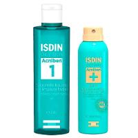 Kit Isdin Acniben Spray Corporal 150ml + Sabonete Facial Pele Oleosa 208g - 1