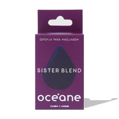 Esponja Para Maquiagem Océane Sister Blend Azul 1 Unidade