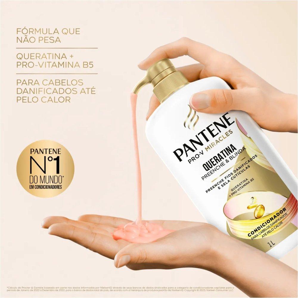 Condicionador Pantene Pro-v Miracles Queratina 1l - 3