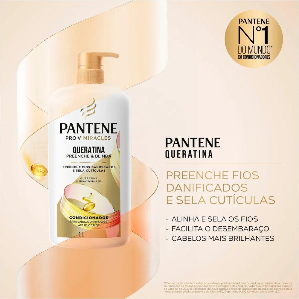 Condicionador Pantene Pro-v Miracles Queratina 1l - 4