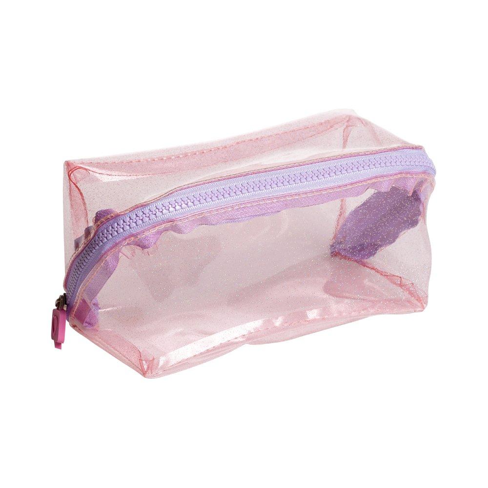 Necessarie Em Pvc Rosa Com Glitter Panvel Cosmic Make Up - 1