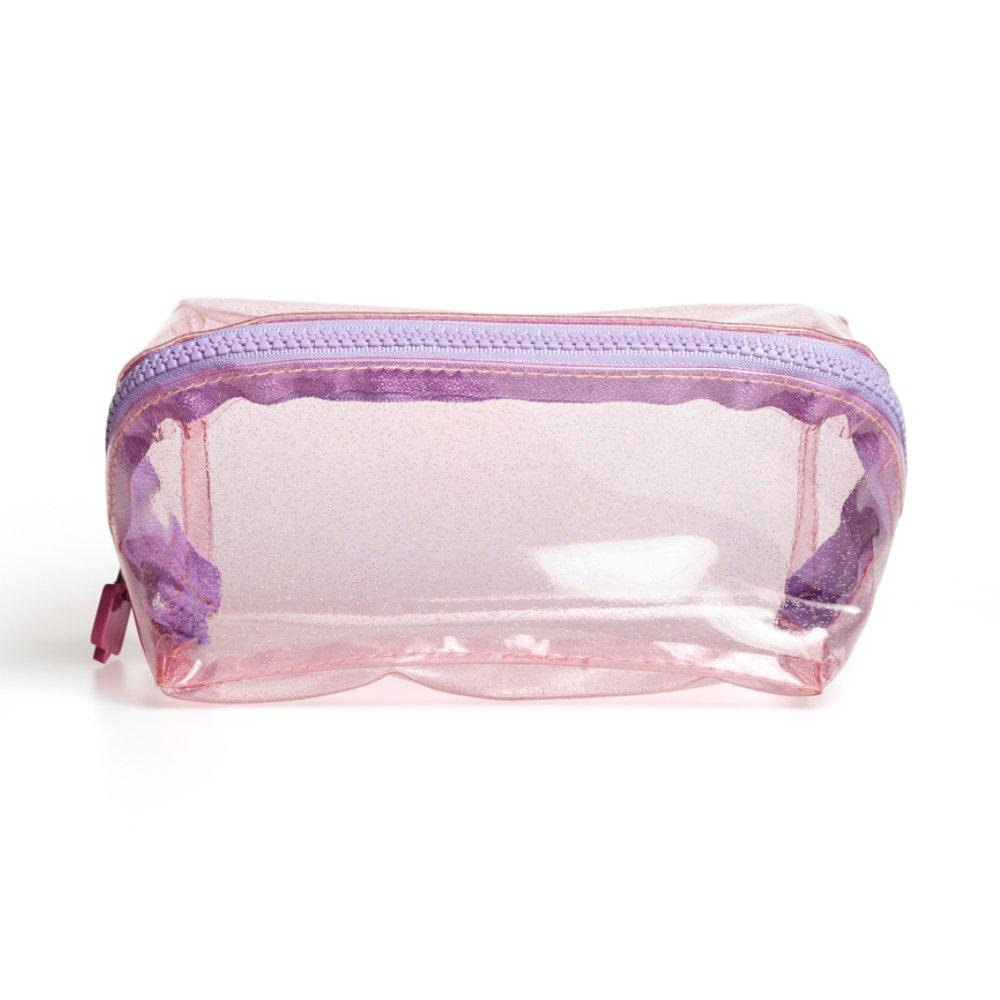 Necessarie Em Pvc Rosa Com Glitter Panvel Cosmic Make Up - 2