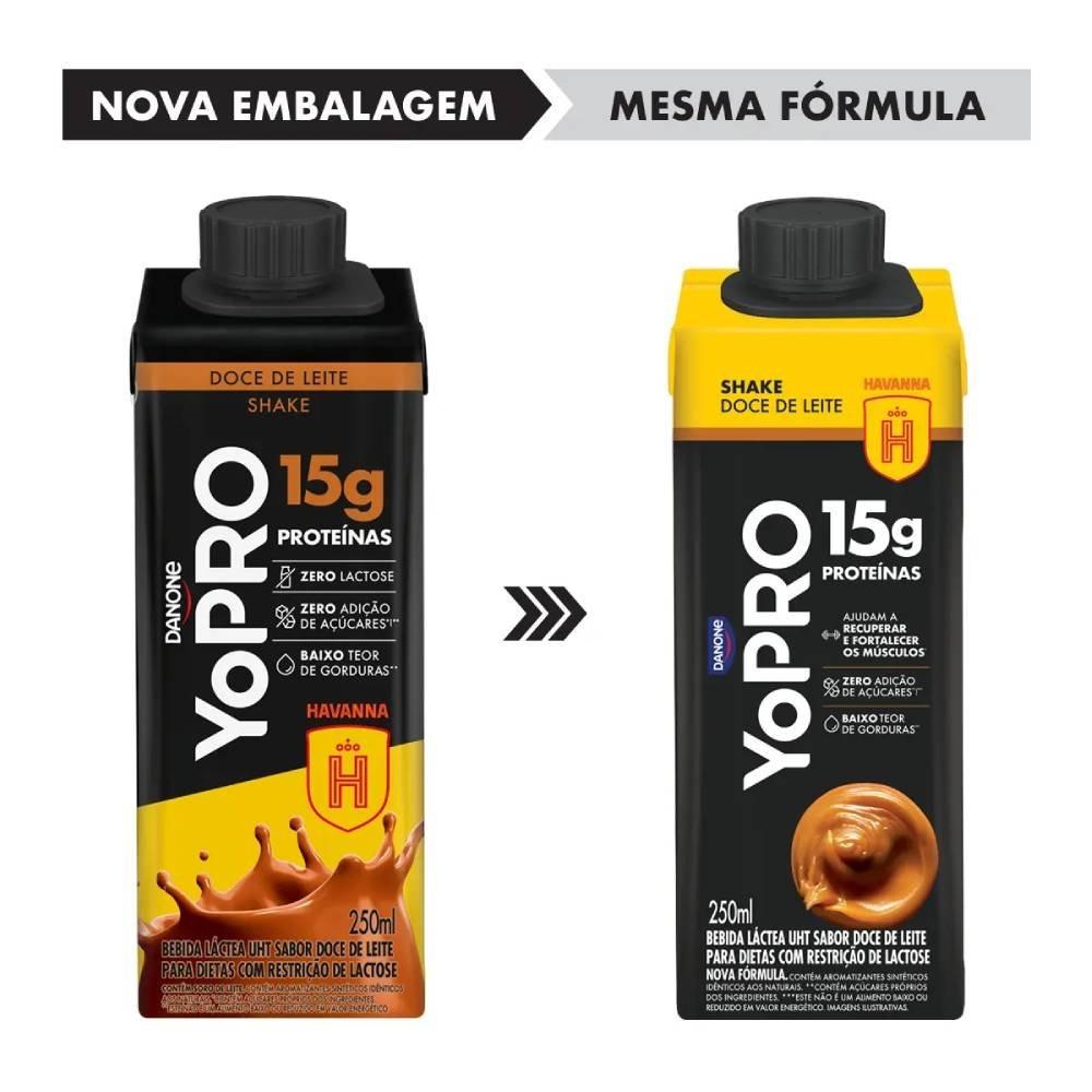 Bebida Láctea Yopro Havanna Doce De Leite 15g 250ml - 3