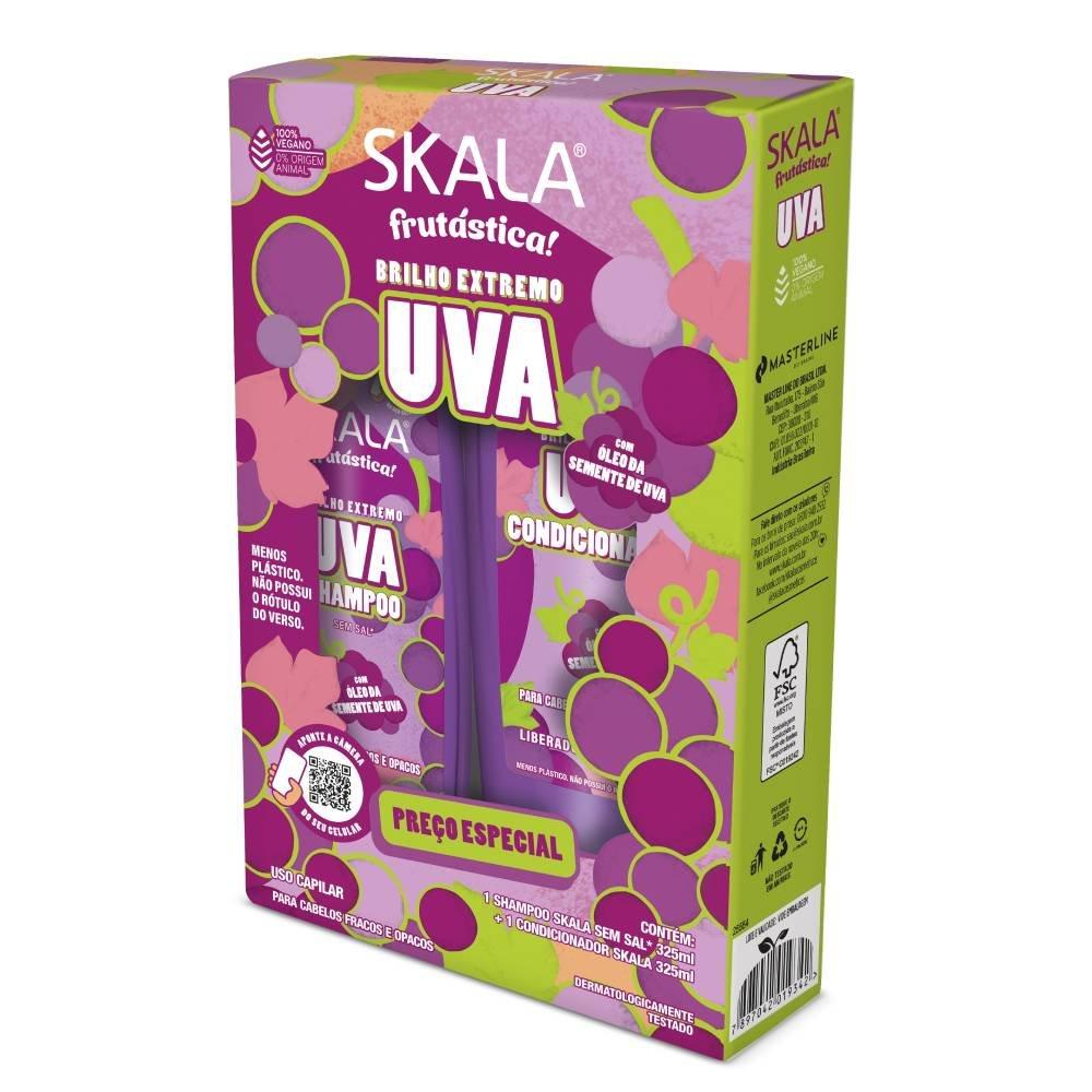 Kit Skala Uva Shampoo 325ml + Condicionador 325ml - 2