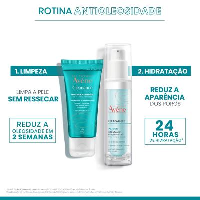Kit Avène Cleanance Hidratante Aqua-gel 30g + Gel De Limpeza 40g