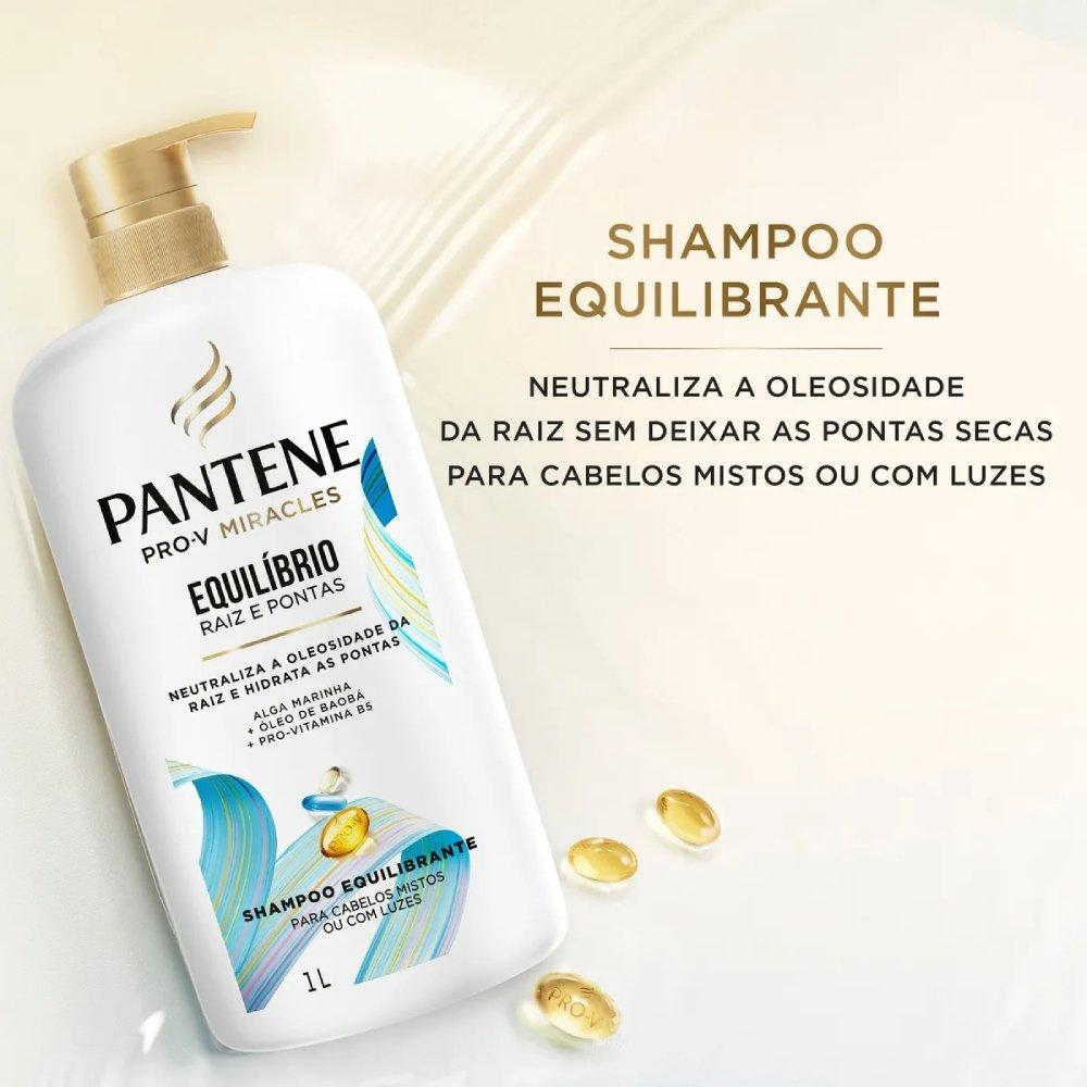 Shampoo Pantene Pro-v Miracles Equilíbrio Raiz E Pontas 1l - 4