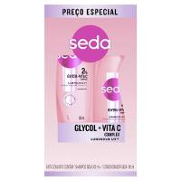 Kit Seda Luminous Uv Shampoo 300ml + Condicionador Glycol Com Vita C Complex 190ml - 2