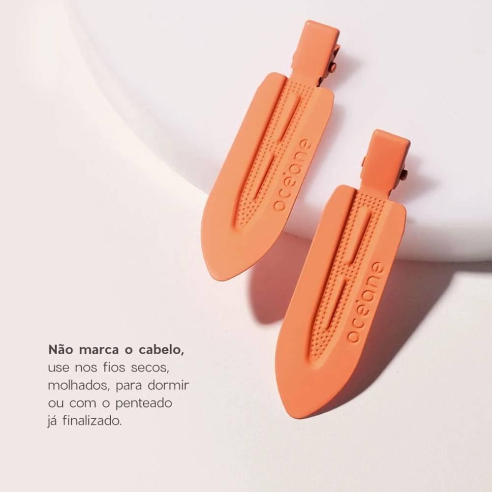 Presilhas De Cabelo Océane Edition Hair Clip Laranja 2 Unidades - 3