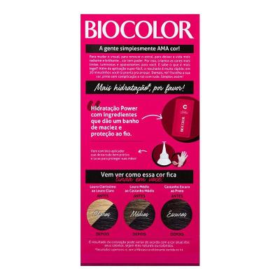Mini Kit Tinta De Cabelo Biocolor Preto Intenso Noite De Gala 1.7