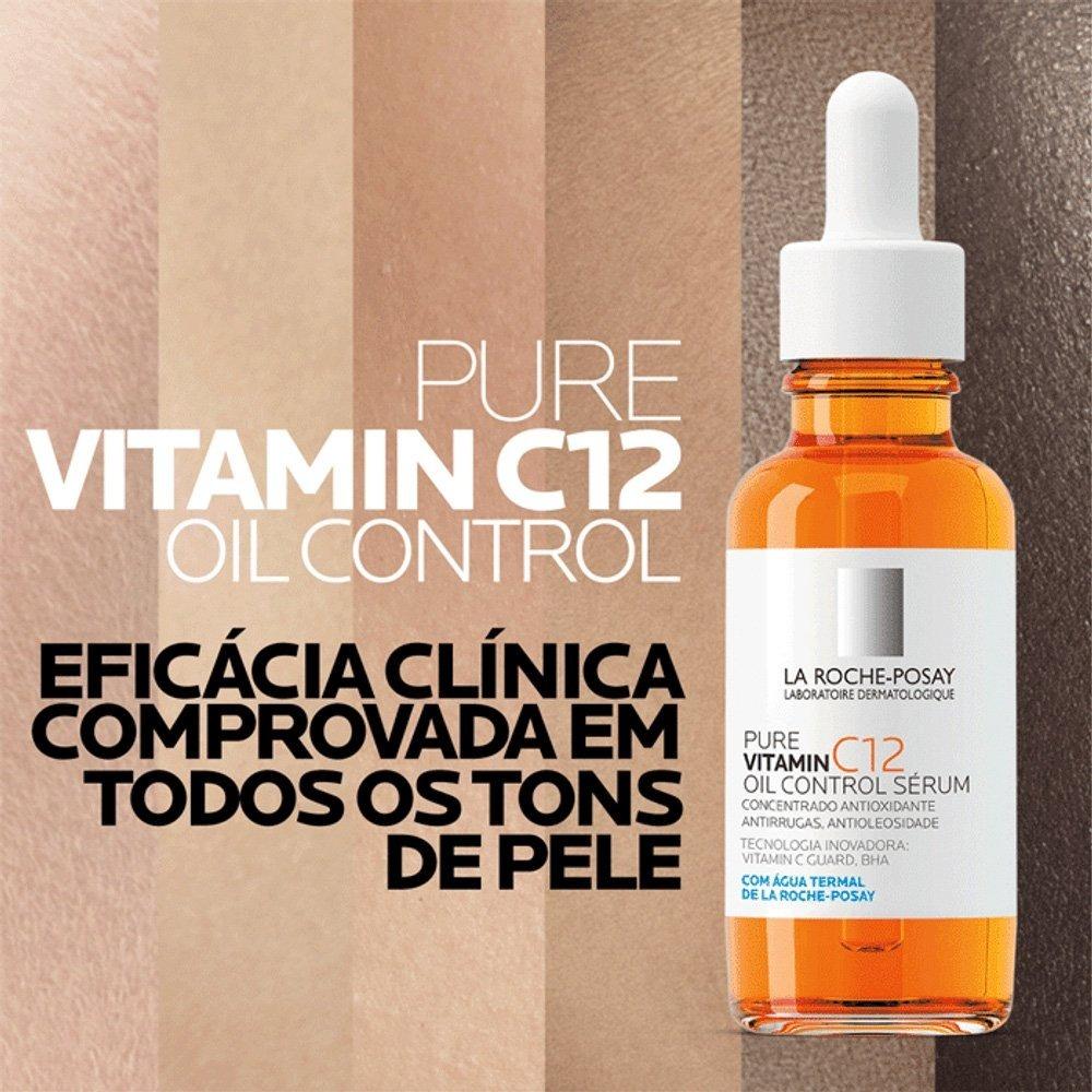 Sérum Facial Antioxidante La Roche-posay Pure Vitamina C 12 Oil Control 30ml - 3