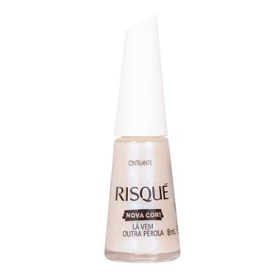 Esmalte Risqué Lá Vem Outra Pérola Cintilante 8ml