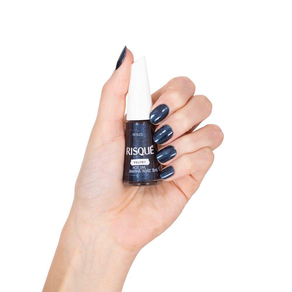 Esmalte Risqué Hoje Sim, Amanhã Talvez Metálico 8ml - 2