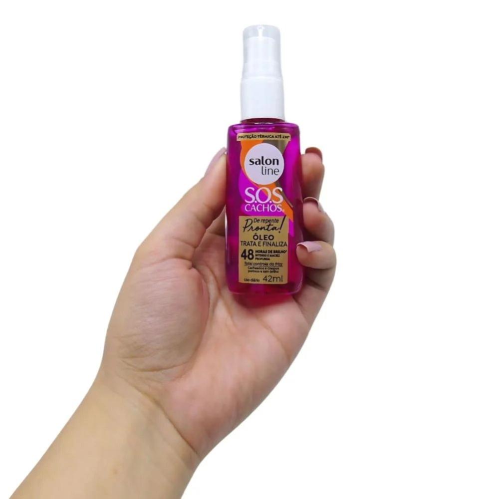 Oléo Capilar Sos Cachos Salon Line De Repente Pronta 42ml - 4