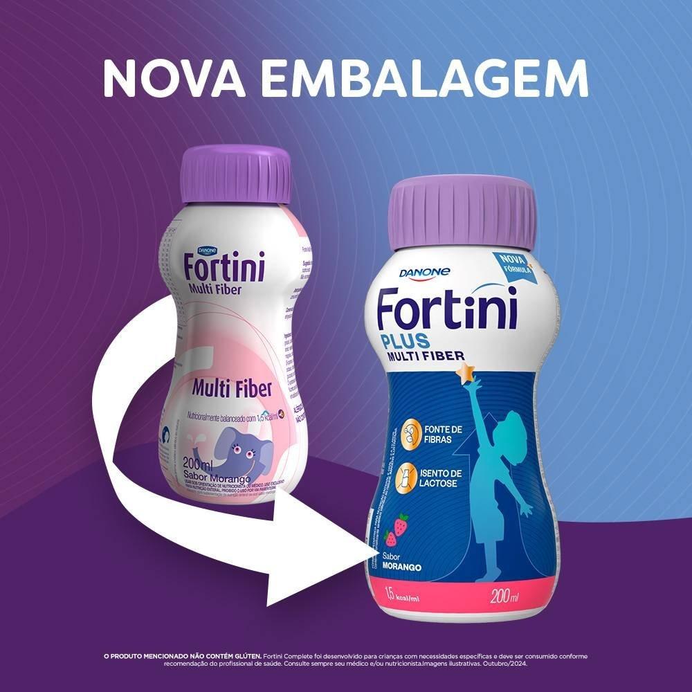 Fortini Multi Fiber Morango 200ml - 4