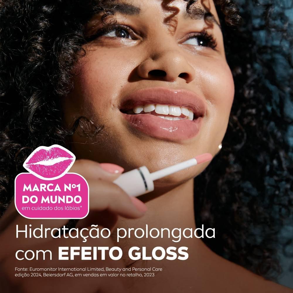 Hidratante Labial Nutritivo Nivea Lip Oil Brilho Rosé 5,5ml - 4