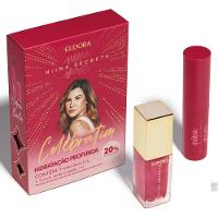 Kit Hidratação Labial Niina Secrets Celebration Hidra Balm 3,2g E Lip Oil Shine Flowers 7ml - 2