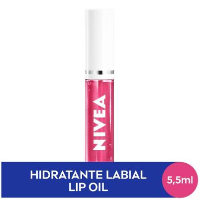 Hidratante Labial Nutritivo Nivea Lip Oil Pink Rock 5,5ml